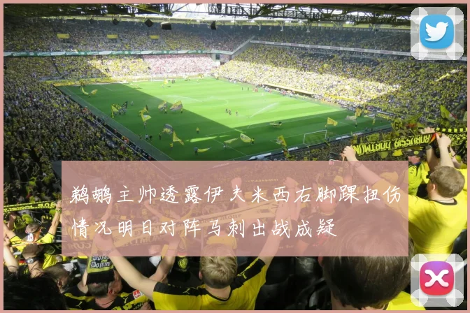 鹈鹕主帅透露伊夫米西右脚踝扭伤情况明日对阵马刺出战成疑