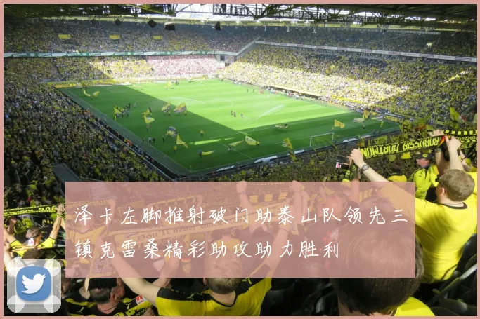 泽卡左脚推射破门助泰山队领先三镇克雷桑精彩助攻助力胜利